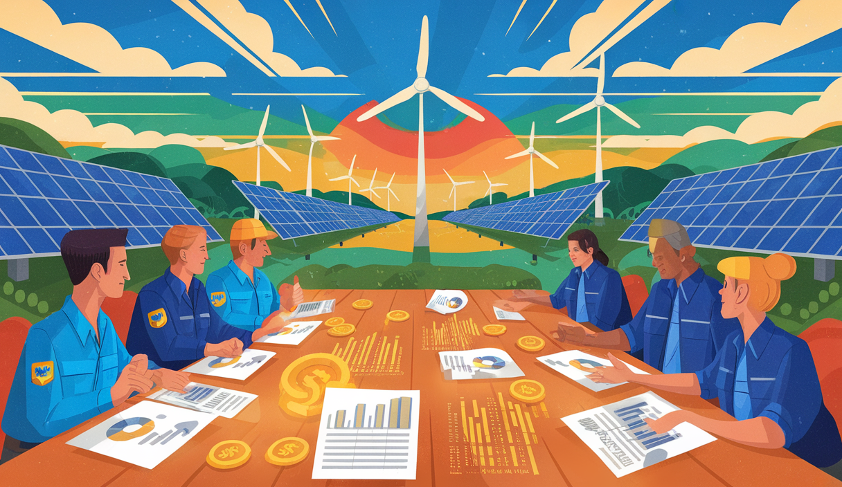 Transition énergétique et financement des alternatives durables
