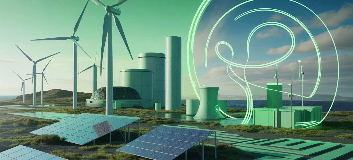 Illustration des défis de la transition énergétique en 2025