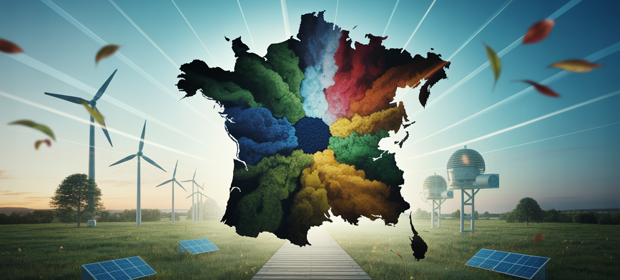 Illustration de la politique énergétique européenne centrée sur la France, l'Allemagne et l'Autriche.