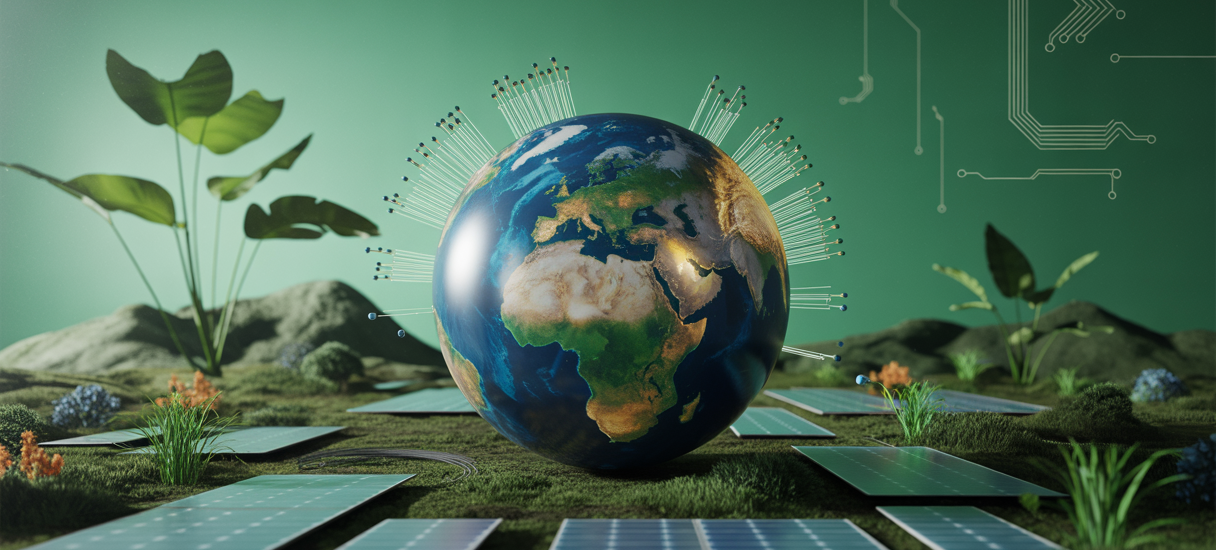 Image illustrant l'impact écologique du numérique en 2025