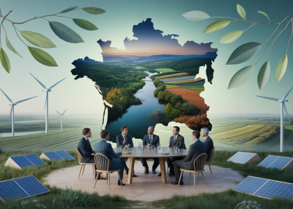 Illustration de la politique climatique en France axée sur l'adaptation au changement climatique.