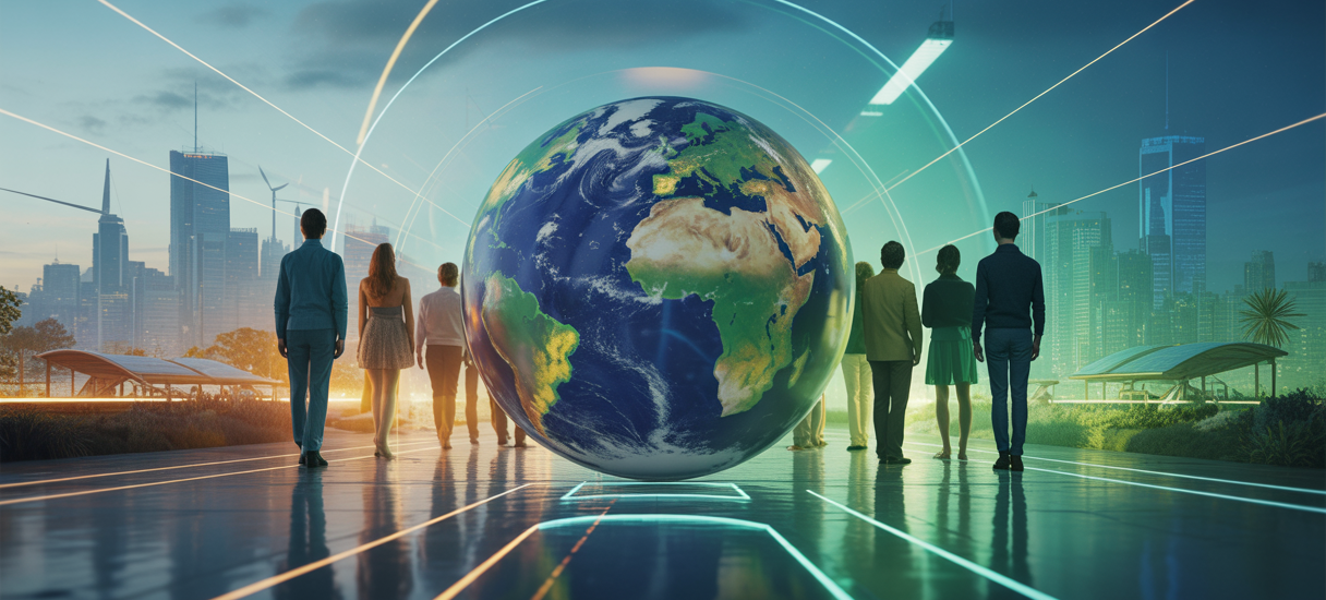 Illustration captivante des nouvelles approches visuelles en sensibilisation écologique en 2025