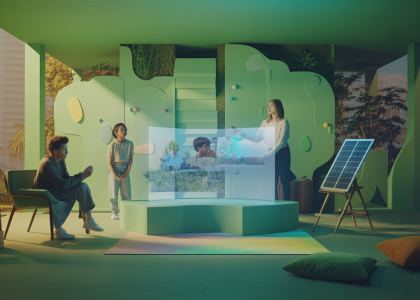 Une image illustrant l'impact des vidéos en ligne sur l'éducation environnementale en 2025.