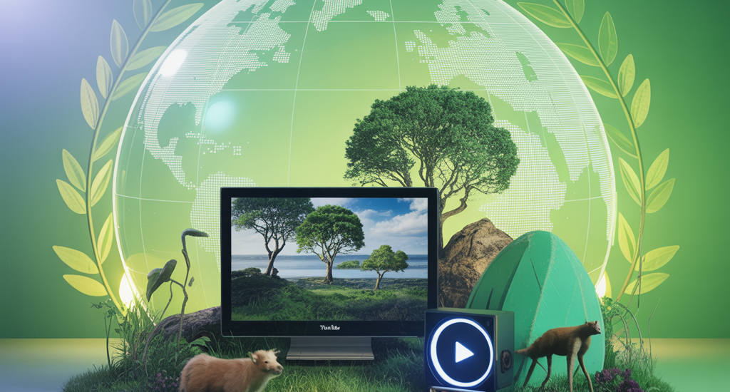 Visuel représentant l'impact de YouTube sur l'éducation environnementale