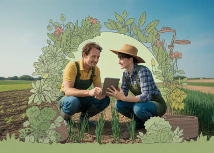 Image d'agroécologie utilisant des formats courts pour expliquer des concepts complexes