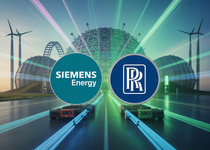 Illustration du partenariat innovant entre Siemens Energy et Rolls-Royce pour les petits réacteurs modulaires